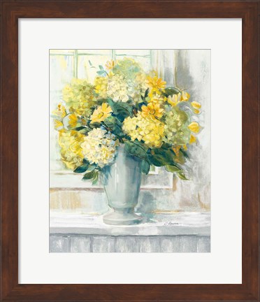 Framed Endless Summer Bouquet II Yellow Print