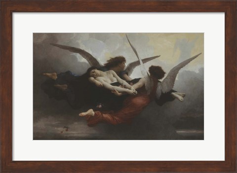 Framed Une Ame Au Ciel (A Soul in Heaven), 1878 Print