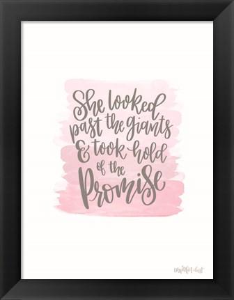 Framed Promise Print