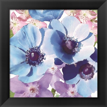 Framed Clematis III Print