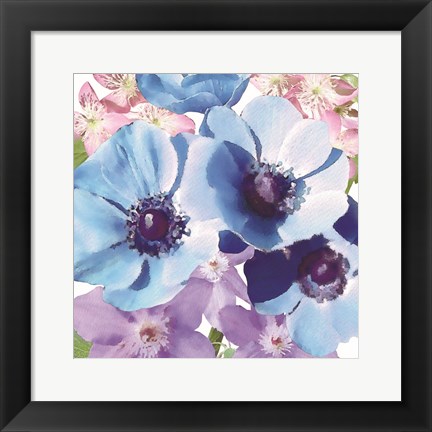 Framed Clematis III Print