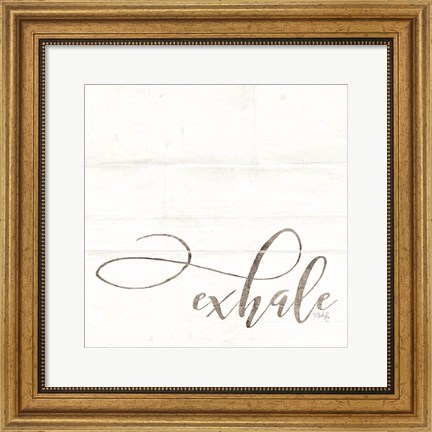 Framed Exhale Print