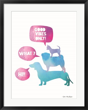 Framed Dogs Print