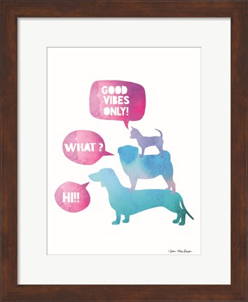 Framed Dogs Print