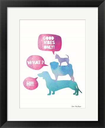 Framed Dogs Print