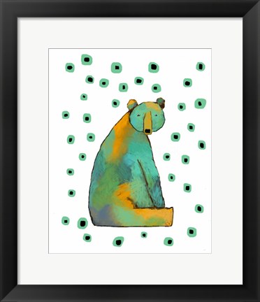 Framed Bear Print