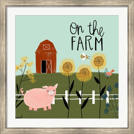 Framed On the Farm Print