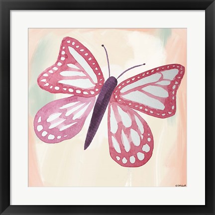 Framed Butterfly V Print