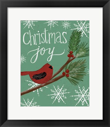 Framed Christmas Joy Print