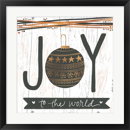 Framed Joy to the World Print