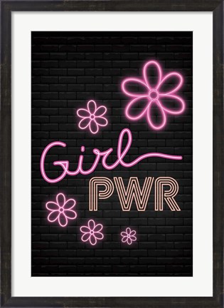 Framed Girl Pwr Print