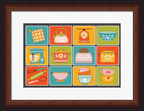 Framed In the Kitchen Art Print