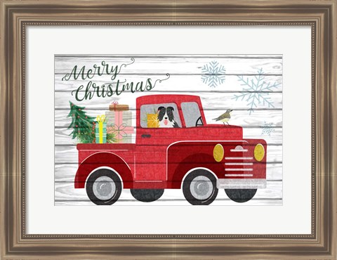 Framed Merry Christmas Print