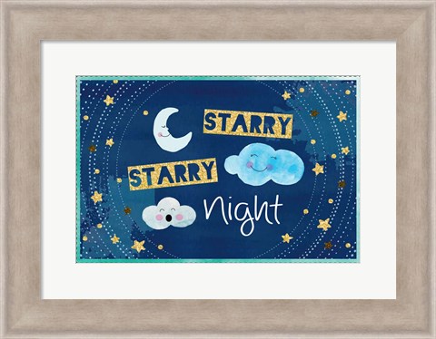 Framed Starry Starry Night Print