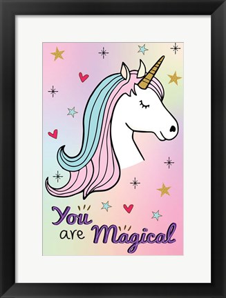 Framed You Are Magical Print