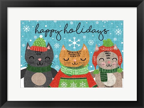 Framed Happy Holidays Print