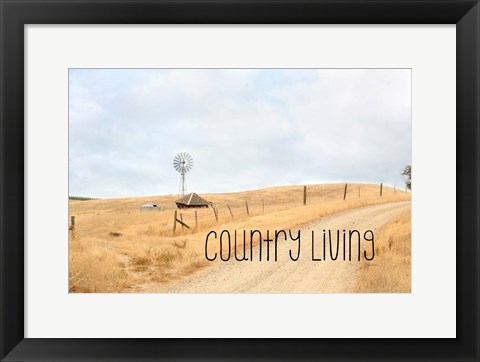 Framed Country Living Print