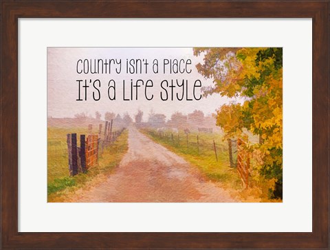 Framed Country Style Print