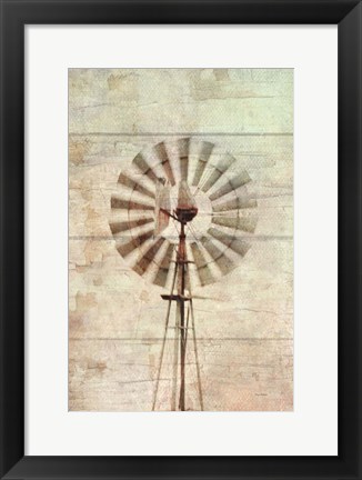 Framed Windmill Abstract Print