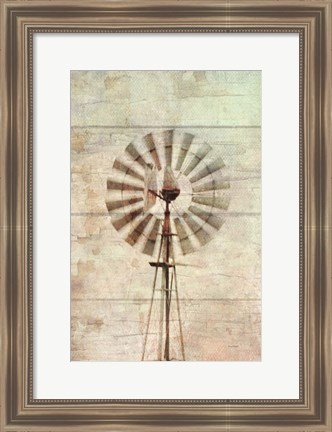 Framed Windmill Abstract Print