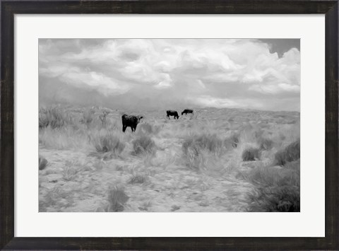 Framed Grazin on Grass Print