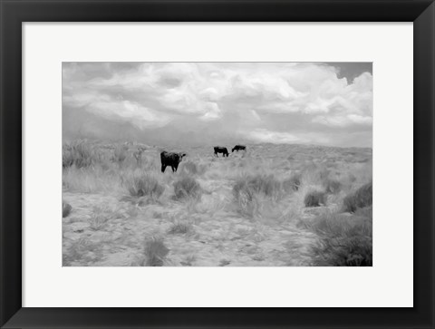 Framed Grazin on Grass Print