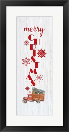 Framed Merry Christmas Print