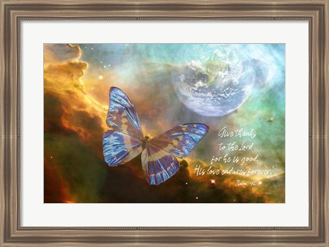 Framed Give Thanks Print