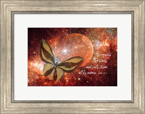 Framed He Counts the Stars Print