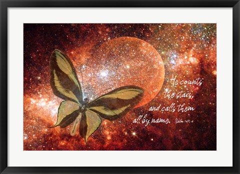 Framed He Counts the Stars Print