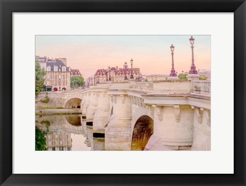 Framed Paris at Dawn Print