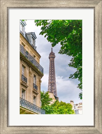 Framed Eiffel Tower II Print