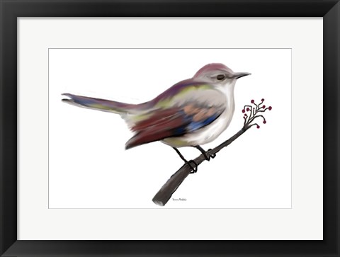 Framed Bird II Print