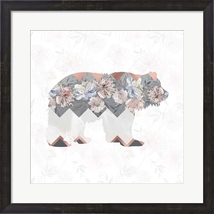 Framed Square Bear Print
