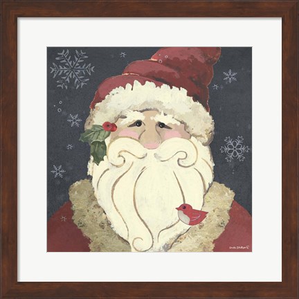 Framed Santa Print