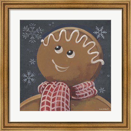 Framed Gingerbread Cookie Print