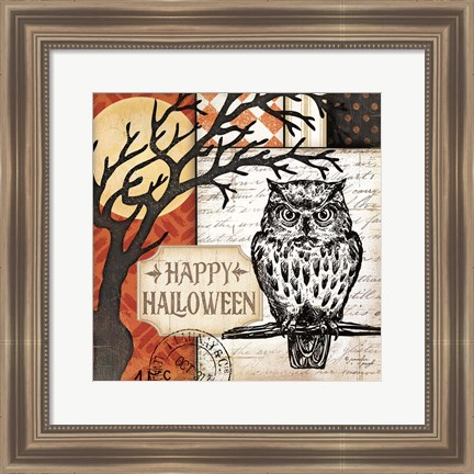 Framed Happy Halloween Print