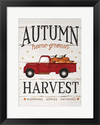 Framed Autumn Harvest Print