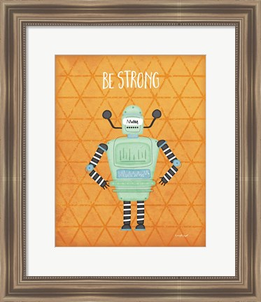 Framed Strong Bot Print