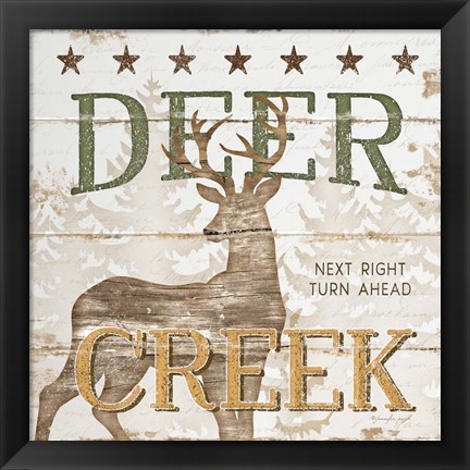 Framed Deer Creek Print