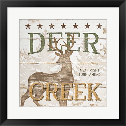 Framed Deer Creek Print