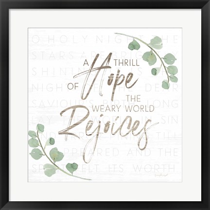 Framed Thrill of Hope Print