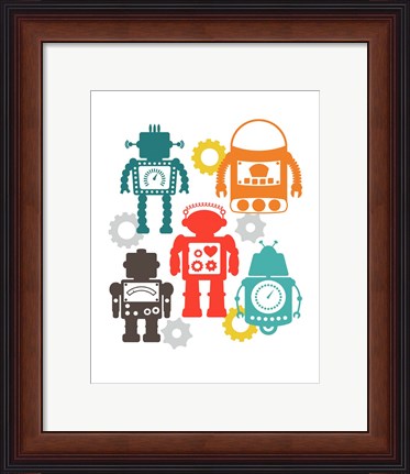 Framed Robot Combo Print