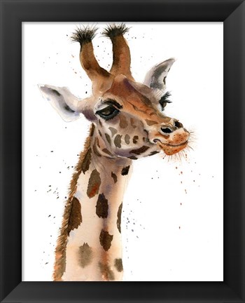 Framed Giraffe III Print