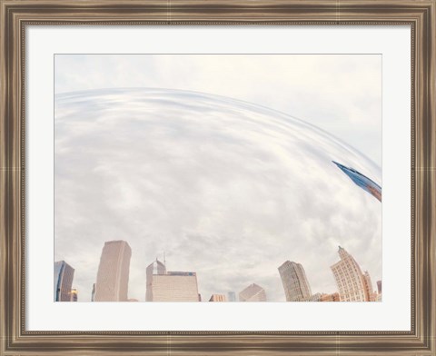 Framed City Reflection II Print