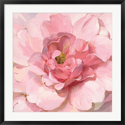 Framed Blushing Peony Print