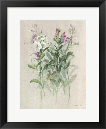 Framed Sprigs of June I Print