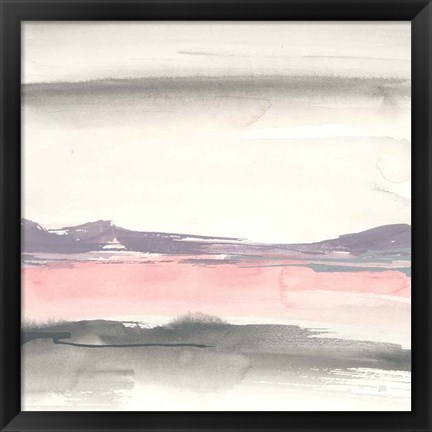 Framed Blush Valley II Print