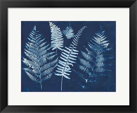 Framed Nature By The Lake - Ferns I Print