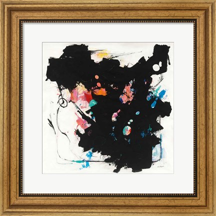 Framed Abstract Redacted Print